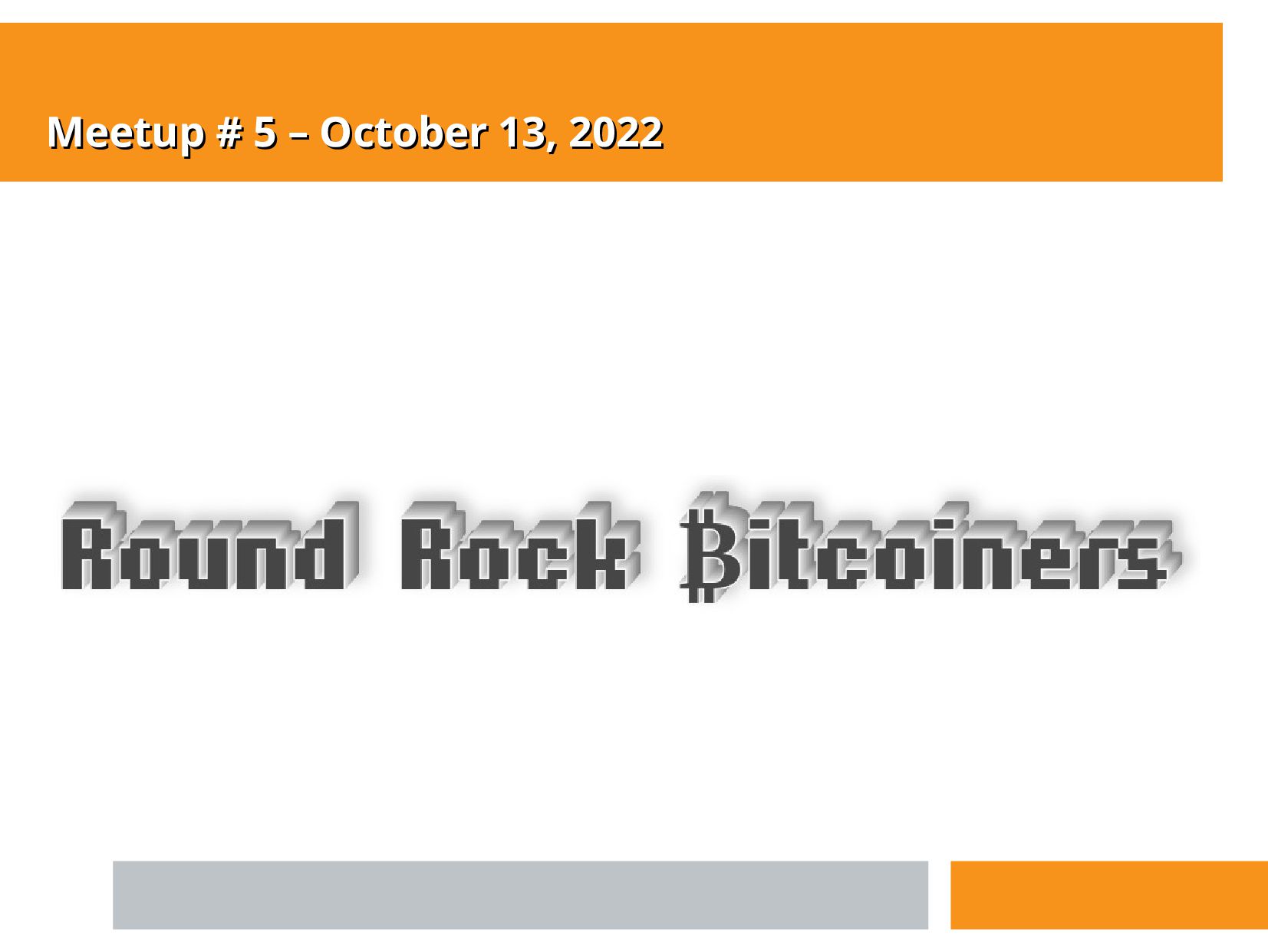 Slide 1 of 14 from 'Mobile Privacy - Meetup' (2022-10-13)