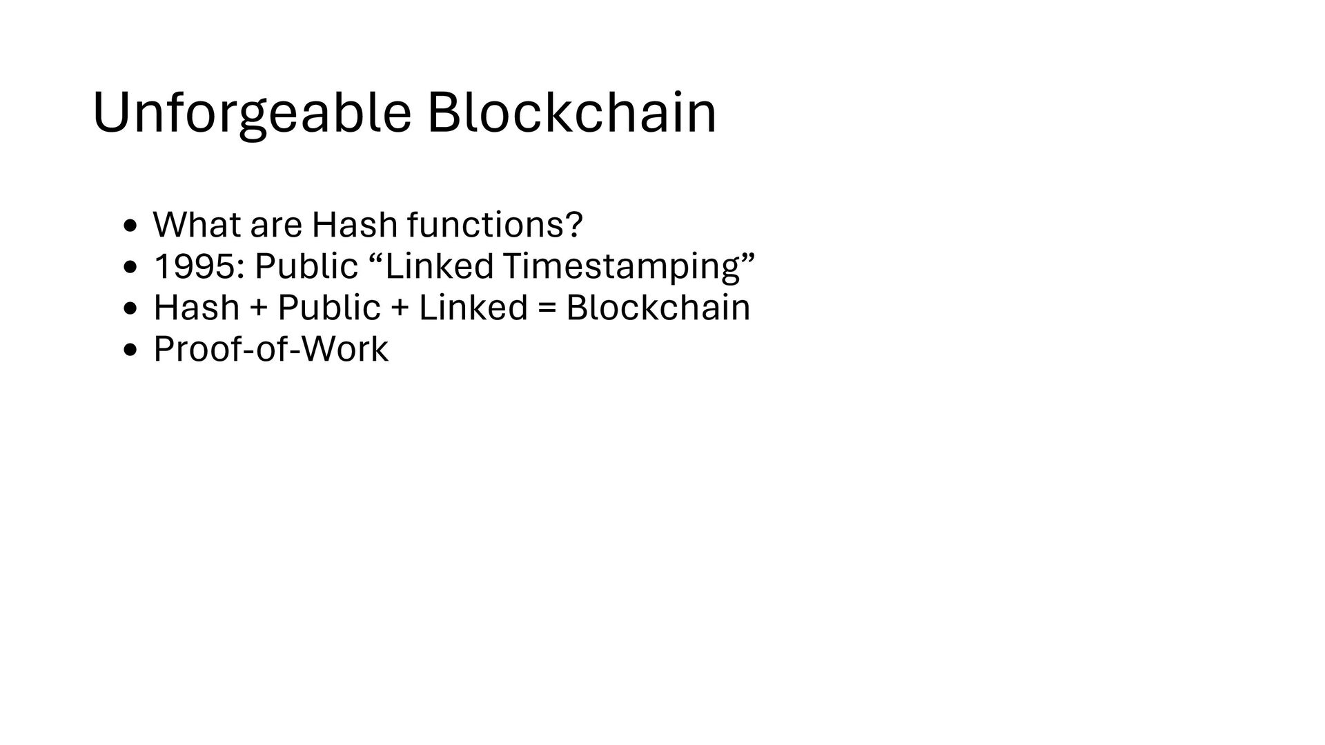 Slide 4 of 71 from 'Understand How Bitcoin Works 2026 01 08' (2026-01-08)