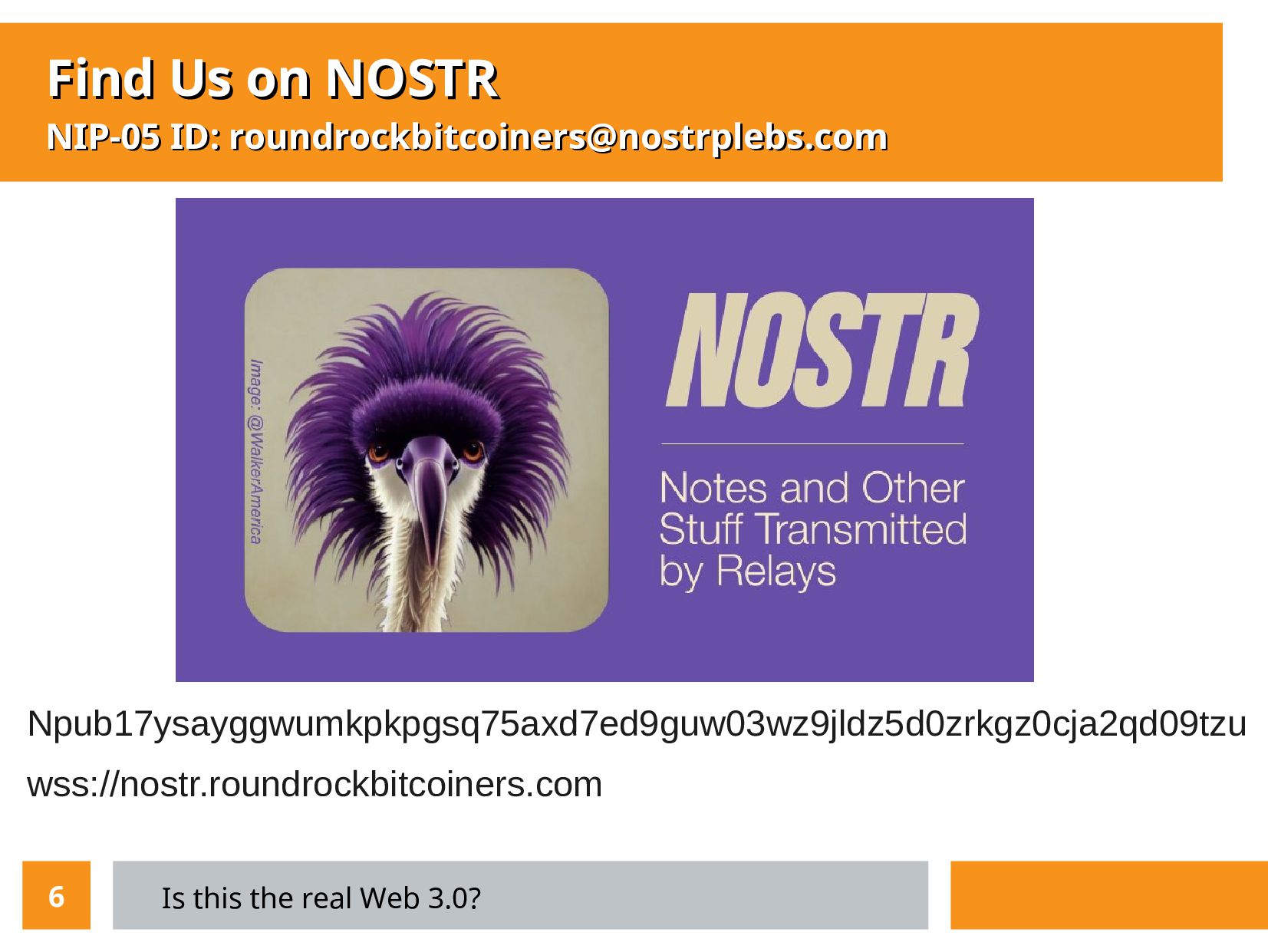 Slide 6 of 21 from 'Cashu Mints Meetup 10 2023 03 09' (2023-03-09)