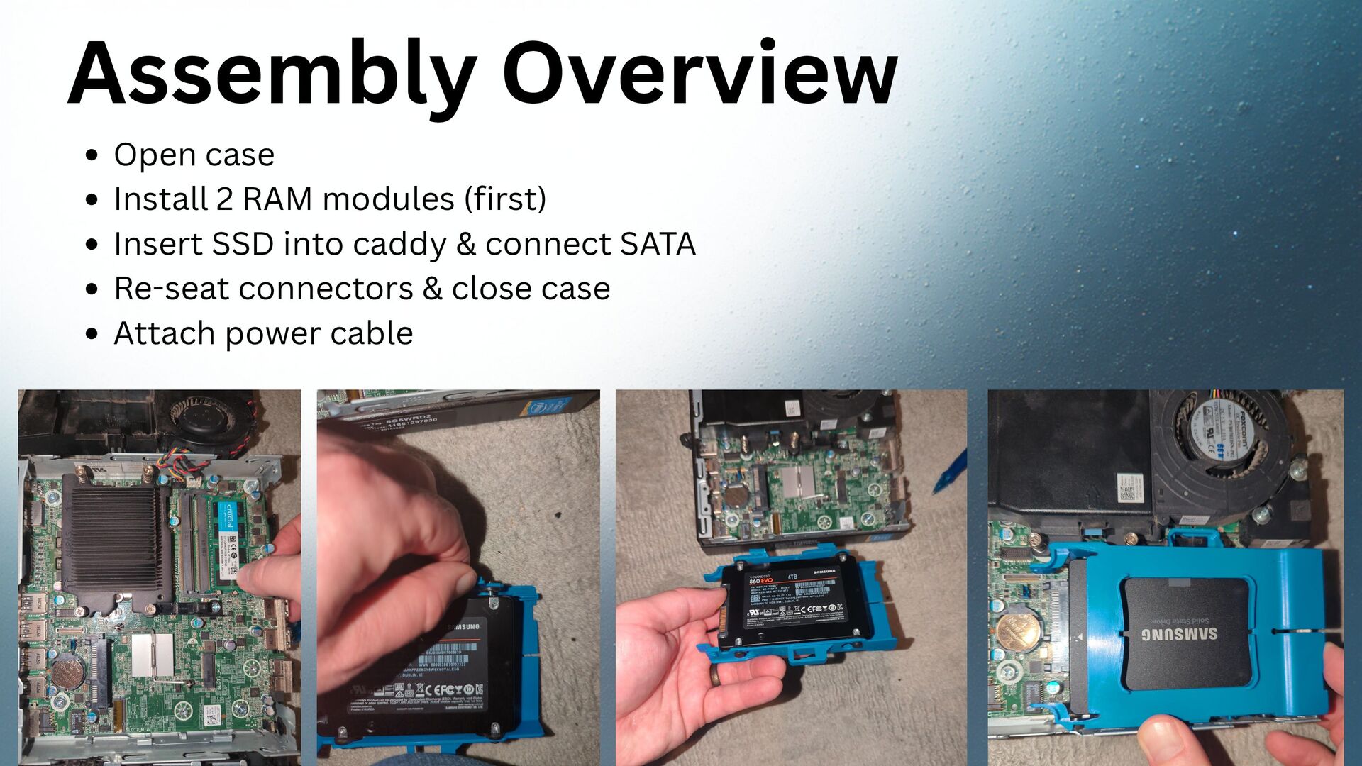 Slide 6 of 17 from 'Node Builder Workshop – Build a Start9OS Bitcoin Node' (2025-11-13)
