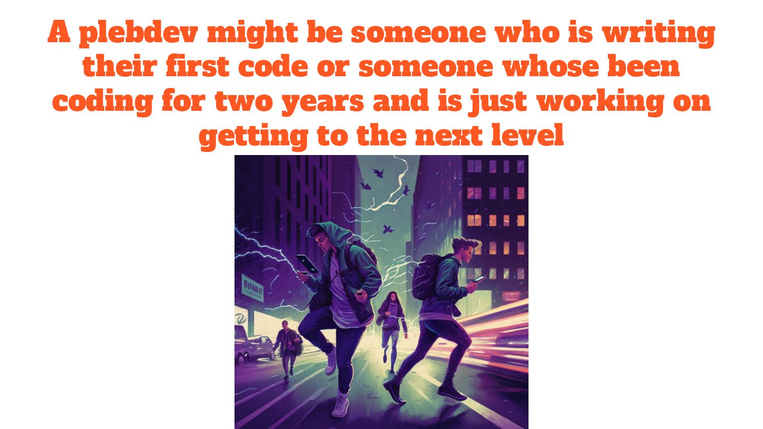 Slide 10 of 41 from 'RR Bitcoiners #18 – PlebDevs Takeover' (2023-11-09, Austin (@bitcoinplebdev)). Part of a presentation covering: plebdevs, lightning, development, pleblab, education.