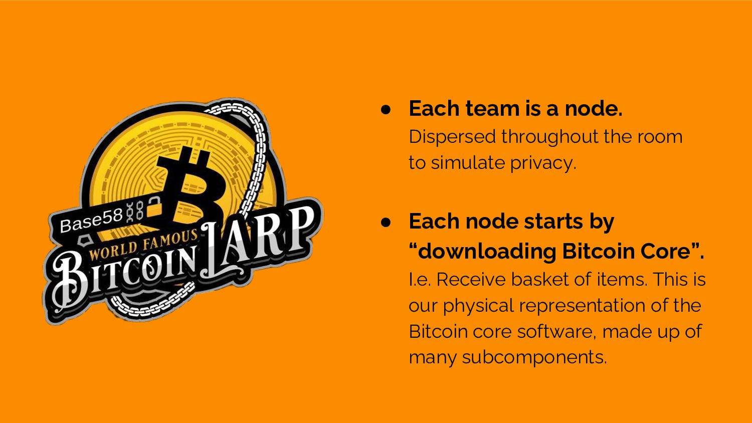 Slide 11 of 43 from 'Round Rock Bitcoiners #26 – LARP Presentation' (2024-07-29, RRBTC). Part of a presentation covering: larp, lightning, security, cosigners, lnbits.