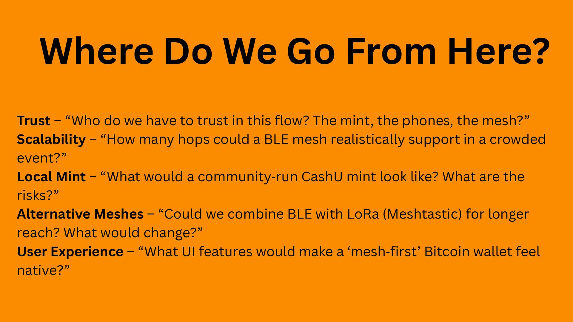 Slide 13 of 15 from 'Bitchat And Chill 2025 08 14' (2025-08-14)