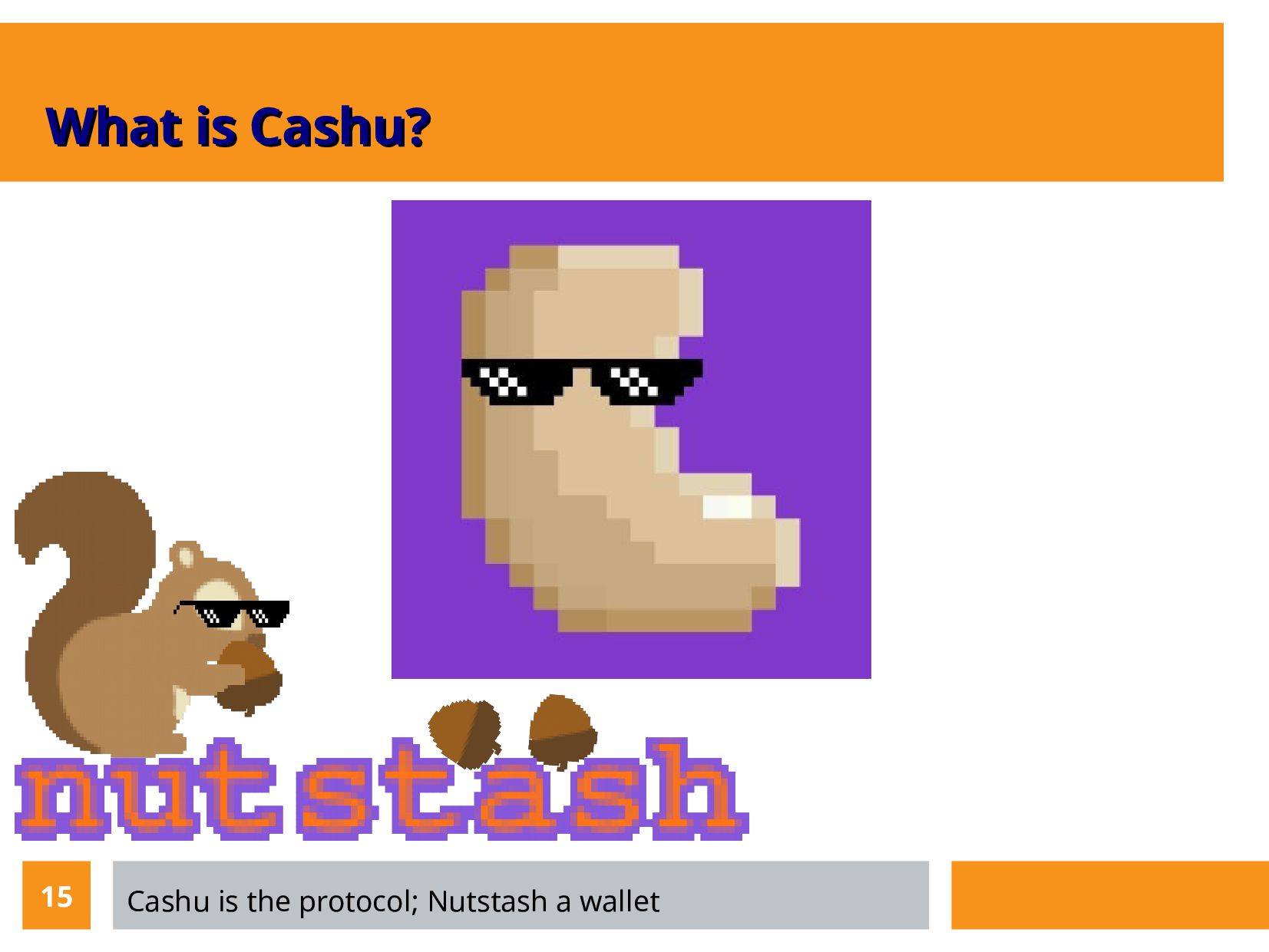 Slide 15 of 21 from 'Cashu Mints Meetup 10 2023 03 09' (2023-03-09)
