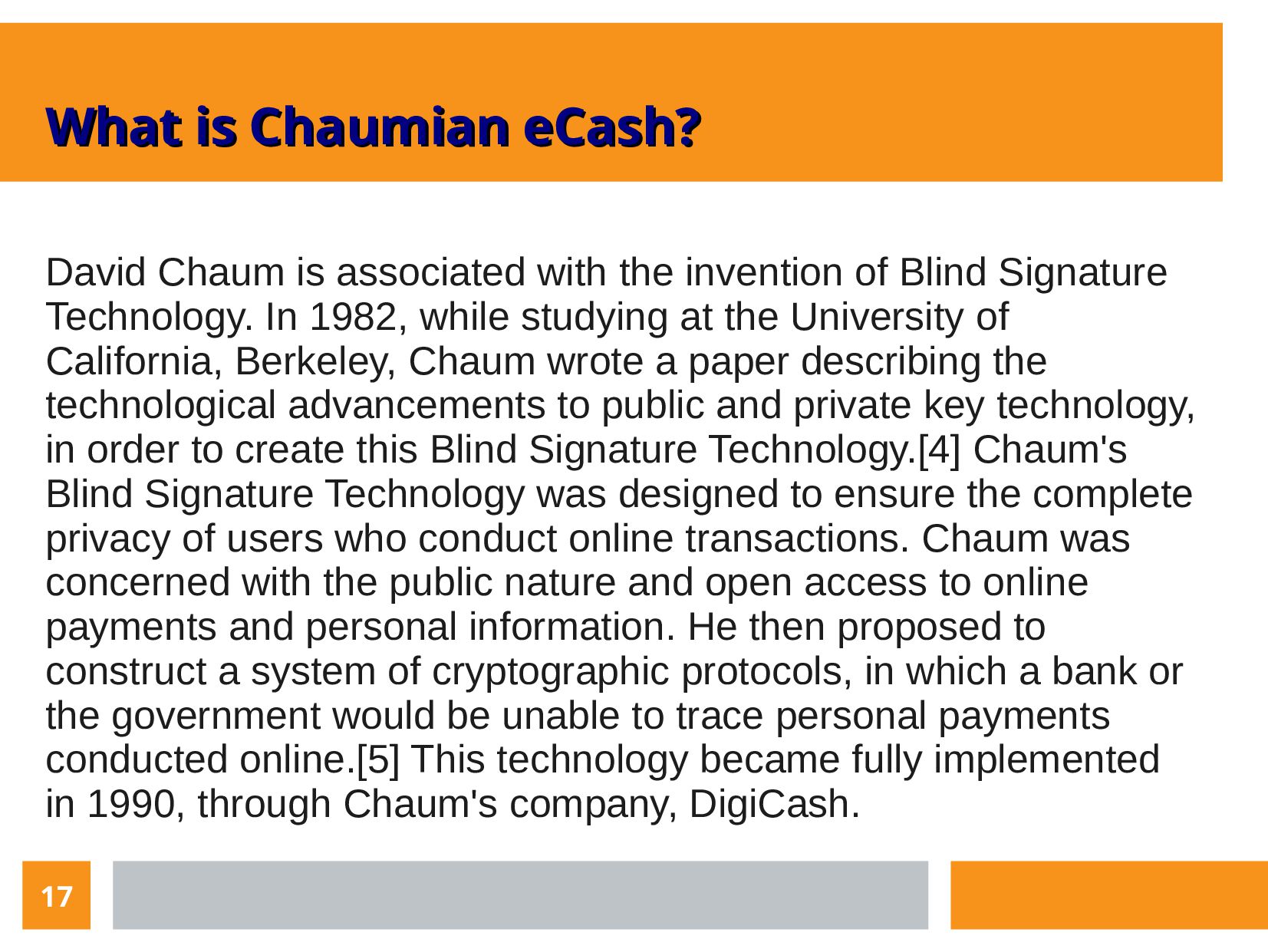 Slide 17 of 21 from 'Cashu Mints Meetup 10 2023 03 09' (2023-03-09)
