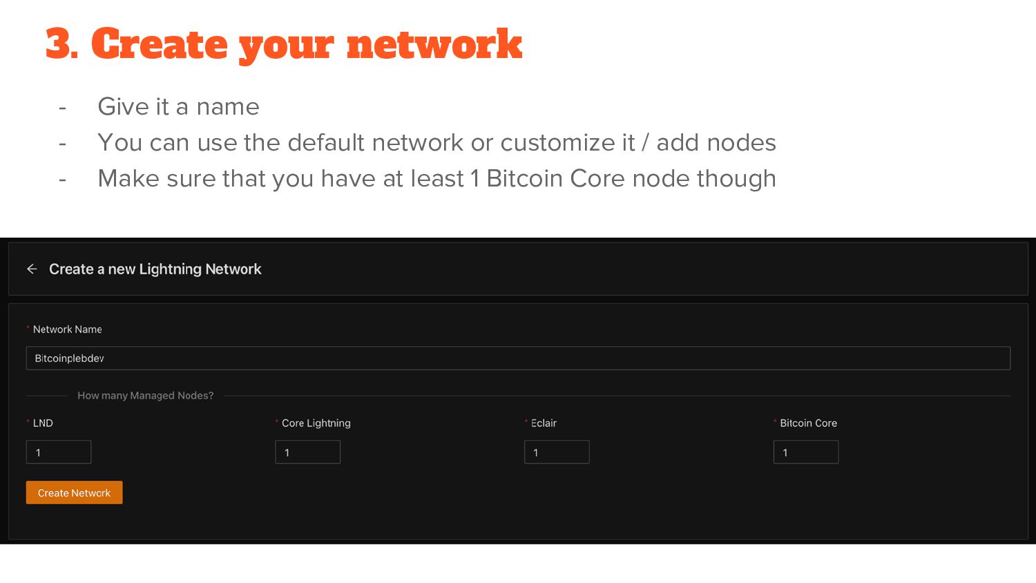Slide 28 of 41 from 'RR Bitcoiners #18 – PlebDevs Takeover' (2023-11-09, Austin (@bitcoinplebdev)). Part of a presentation covering: plebdevs, lightning, development, pleblab, education.