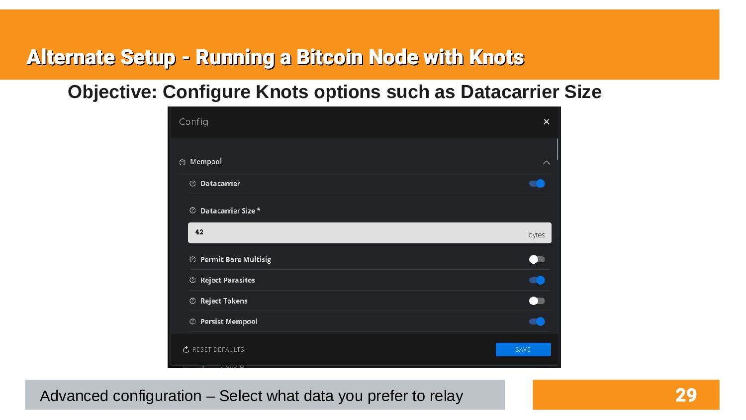 Slide 29 of 34 from 'Round Rock Bitcoiners Meetup' (2026-05-10)