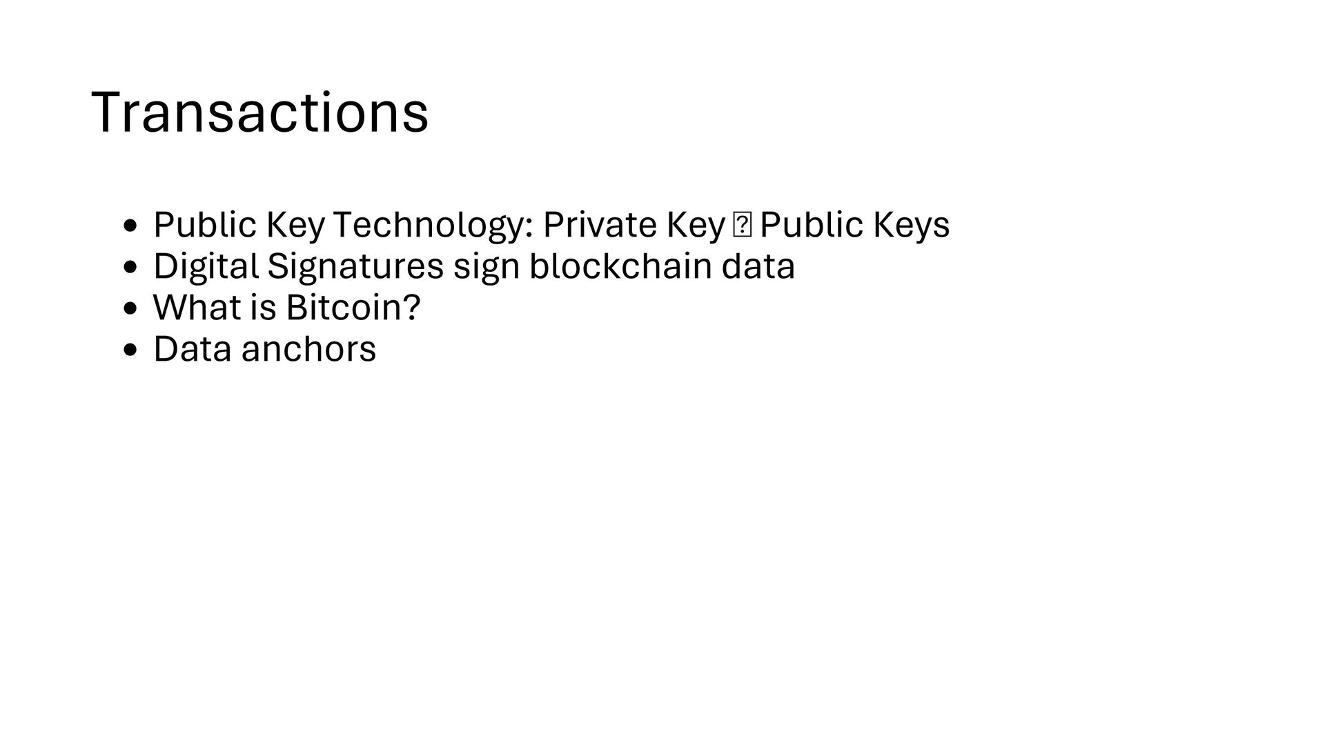 Slide 35 of 71 from 'Understand How Bitcoin Works 2026 01 08' (2026-01-08)