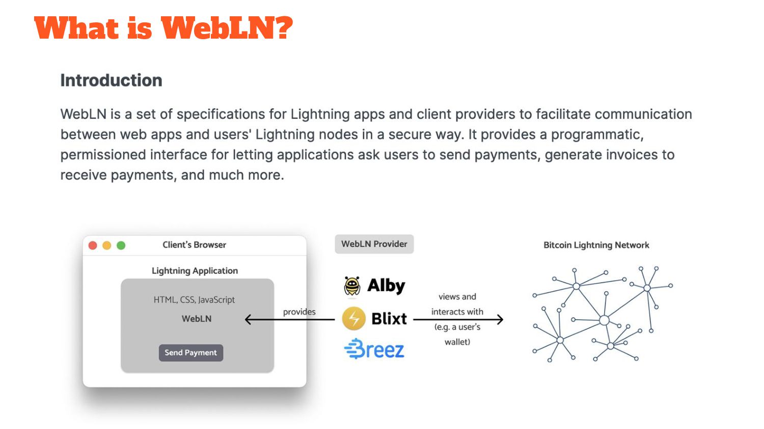 Slide 40 of 41 from 'RR Bitcoiners #18 – PlebDevs Takeover' (2023-11-09, Austin (@bitcoinplebdev)). Part of a presentation covering: plebdevs, lightning, development, pleblab, education.