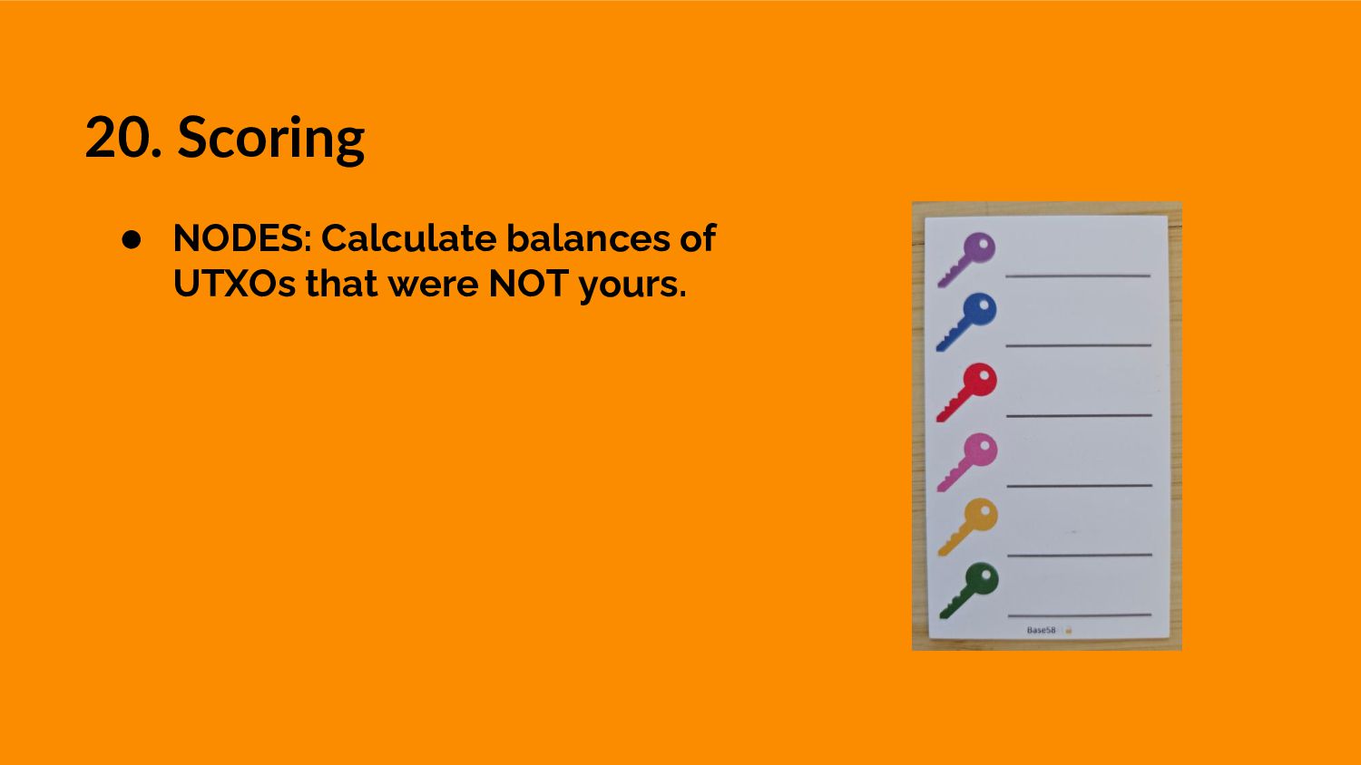 Slide 42 of 43 from 'Round Rock Bitcoiners #26 – LARP Presentation' (2024-07-29, RRBTC). Part of a presentation covering: larp, lightning, security, cosigners, lnbits.
